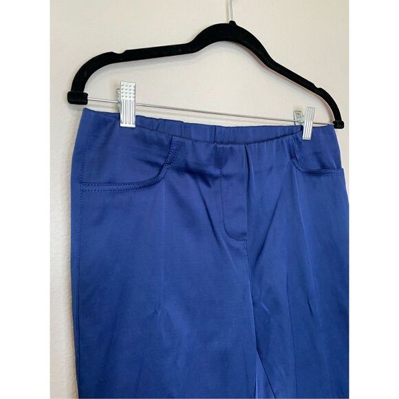 Zac & Rachel Blue Sheen Pixie Pants - Picture 3 of 5